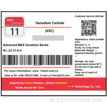 Pó multicamada bidimensional de transição de metal V2C